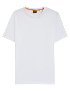 Orange T-Shirt mit Logo Tegood Weiß 3XL