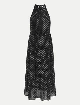 Only Neckholder-Kleid Schwarz M