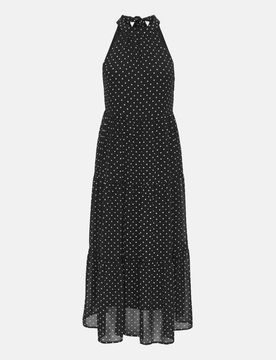 Only Neckholder-Kleid Schwarz S