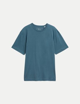 Relaxed-Fit T-Shirt Blau XL