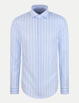Business Hemd mit Kent-Kragen Blau 40