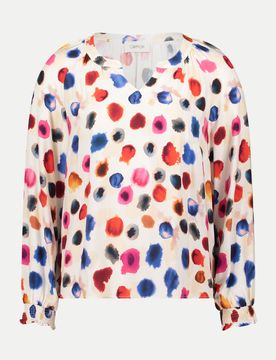 Cartoon Bluse Mehrfarbig 38