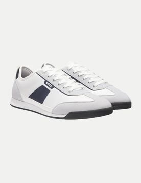 Black Lowtop Sneakers Nitan Weiß 44