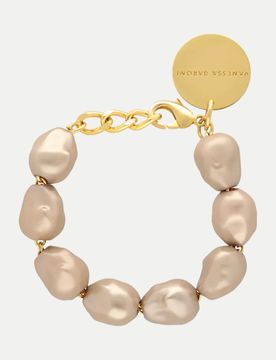 Armband Organic Pearl Os Freizeit,Damen,Braun