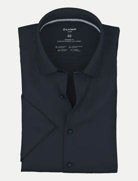 Olymp 135212-Hemden Schwarz 39