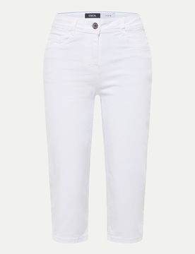 Slim- Leg Capri Jeans Weiß 31/19