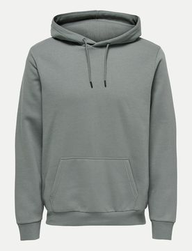 Sweatshirt mit Kapuze Grau XL