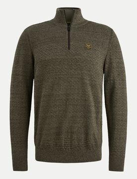 Troyer mit Strickmuster Grün XXL
