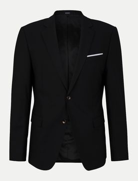Slim-Fit Sakko Herby Schwarz 27