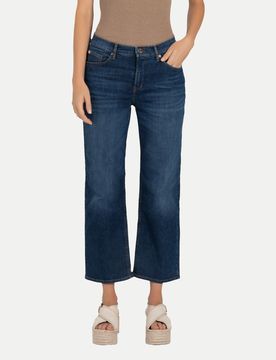 Straight-Fit Culotte Jeans Blau 40/OL