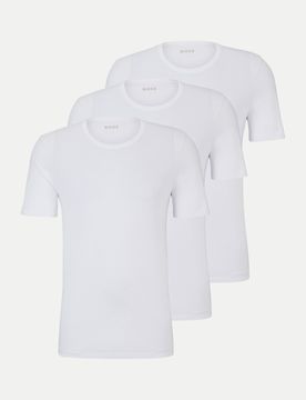 Boss Black T-Shirt 3er-Pack Weiß L
