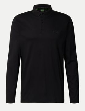 Green Poloshirt Pirol Schwarz S