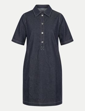 Kurzarm-Kleid Nora Blau 38