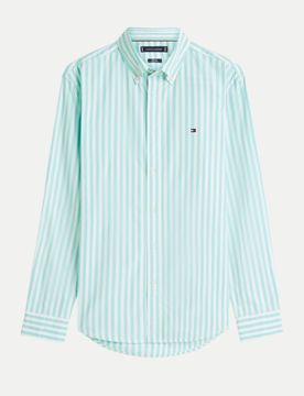 Regular-Fit Popeline-Hemd Mehrfarbig S