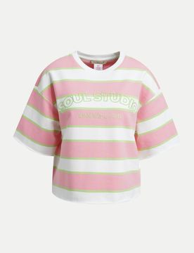 Boxy T-Shirt Soul Studio Rosa M