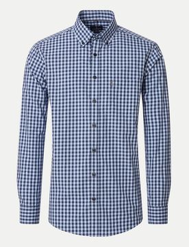Casamoda Hemd kariert Blau XL
