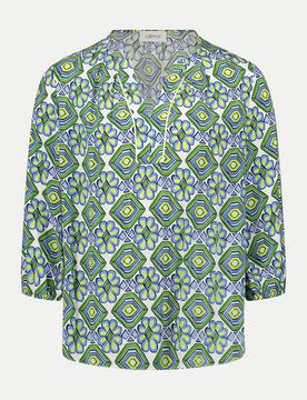 Cartoon Bluse Mehrfarbig 36