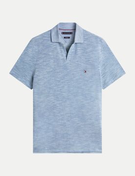 Oxford-Poloshirt Blau M