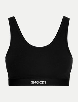 Soft Bh Aus Bio-Baumwolle M Damen,Schwarz