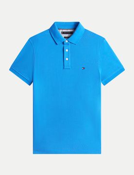 Slim-Fit Poloshirt 1985 Blau XL