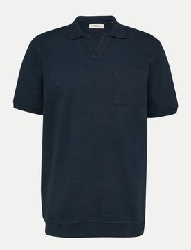 Red Label Polo-Shirt S.Oliver Red Label M Unifarben,Baumwolle,Casual,Regular Fit,Herren,Kurz,Blau,Polokragen