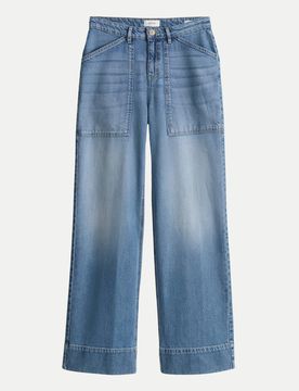Wide Leg Jeans Miva comfy Blau 40 L32