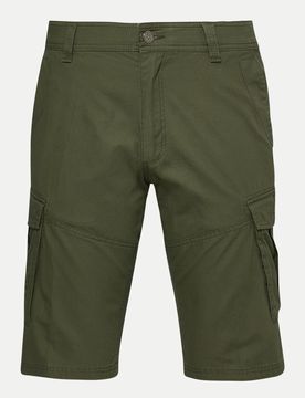 Red Label Lässige Cargo-Shorts S.Oliver Red Label 36 Herren,Baumwolle,Casual,Unifarben,Mittel,Kurz,Relaxed Fit,Grün