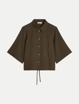 Marc O' Polo Bluse Strukturiert Braun 36