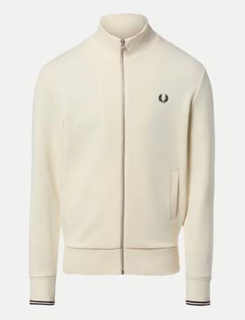 Sweatjacke ohne Kapuze Beige L