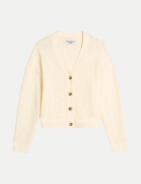 Marc O' Polo Relaxed-Fit Cardigan Weiß XL