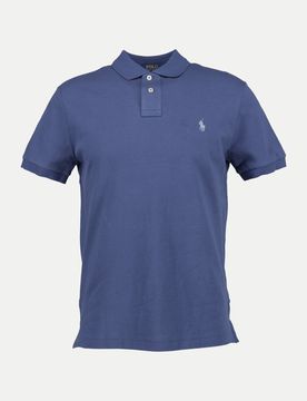 Polo Custom-Fit Poloshirt Blau M