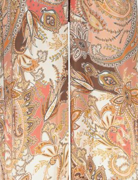 Palazzo-Hose mit Paisleymuster Mehrfarbig 44