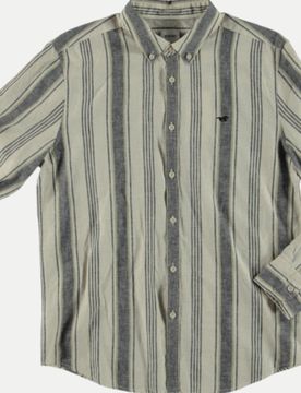Hemd Rawlins Xl Casual,Beige,Herren,Regular Fit,Lang,Kent,Leinen,Gestreift