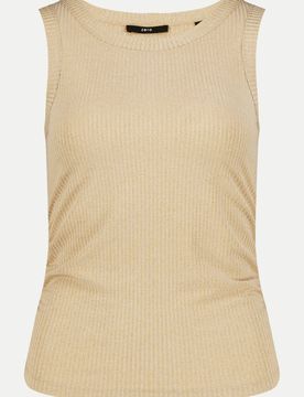 Zero Ärmelloses Shirt Beige 40