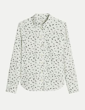 Marc O' Polo mit Alloverprint Weiß 40
