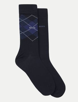 Black 2er Pack Mittelhohe Socken Schwarz 39-42