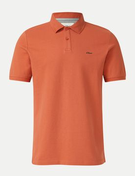 RED LABEL Poloshirt Piqué Orange S