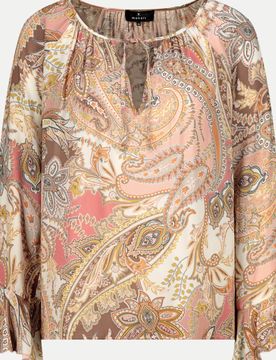Elegante Bluse mit Paisleymuster Mehrfarbig 42