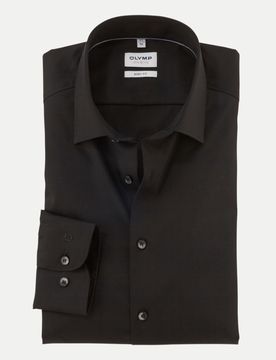 Body-Fit Hemd Level Five Schwarz 41