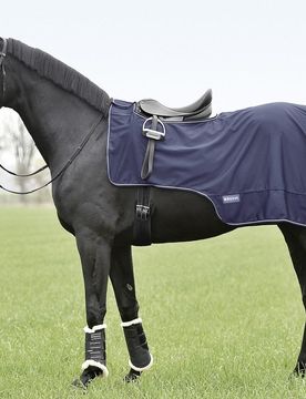 Ausreitdecke SOFTSHELL navy 125cm