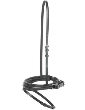 Reithalfter COMFORT-SCHWEDEN II, schwarz/schwarz, WB