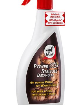 Power Striegel Walnuss für dunkle Pferde 550ml