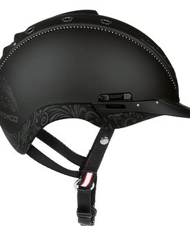 Reithelm MISTRALL-2 schwarz floral M-L (58-60cm)