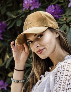 Baseball Cap VELVET mustard