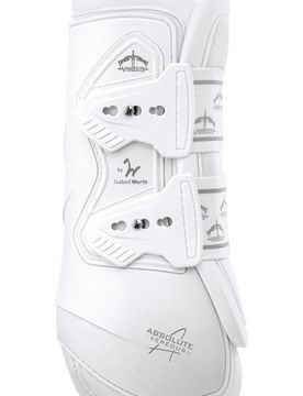 Dressurgamaschen ABSOLUTE ELASTIK front white M