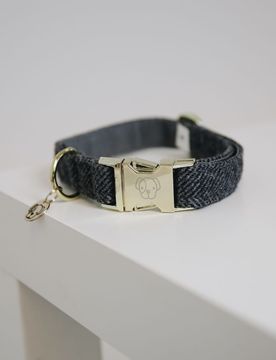 Kentucky Dogwear Hundehalsband WOOL grau L