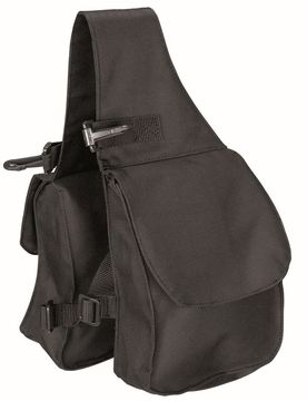Packtasche doppelt für vorne, schwarz