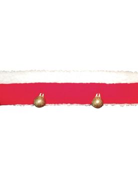 Trensenzaumschoner Weihnachten NOËL rot-weiß