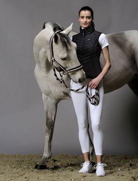 Damen Hybrid-Weste, black XS