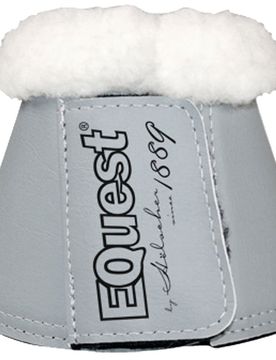 EQuest Hufglocken mit Fell, grey M